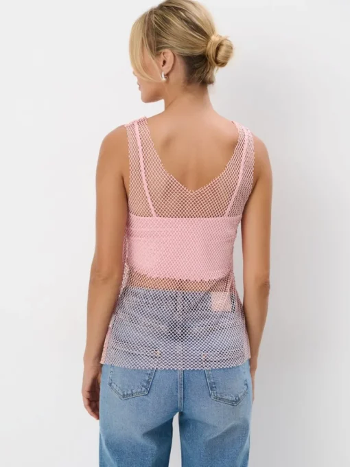 T-shirts, Tops>MOHITO Top mit Federn Pink