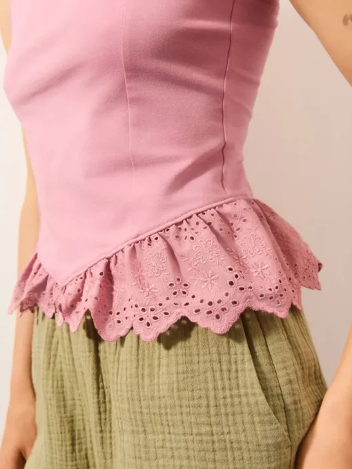 T-shirts, Tops>MOHITO Top mit Federn Pink