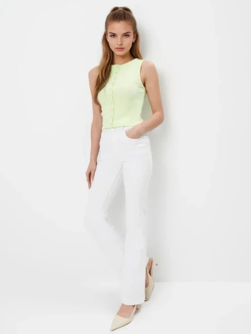 T-shirts, Tops>MOHITO Top mit Knöpfen Grün