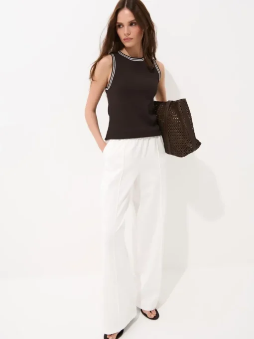 T-shirts, Tops>MOHITO Top mit Kontrastborte Dunkelbraun