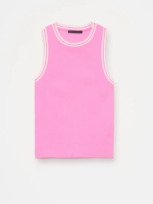 T-shirts, Tops>MOHITO Top mit Kontrastborte Pink