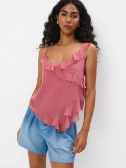 T-shirts, Tops>MOHITO Top mit Rüschen Orange