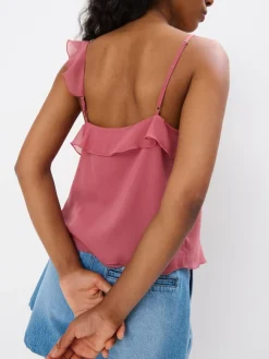 T-shirts, Tops></noscript>MOHITO Top mit Rüschen Orange