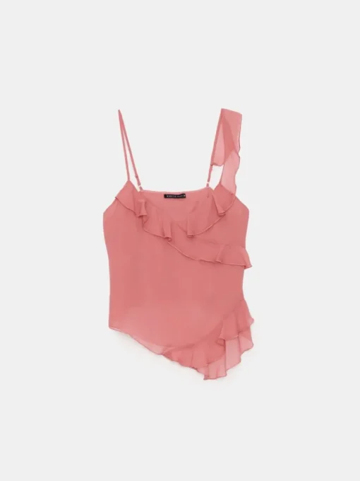 T-shirts, Tops>MOHITO Top mit Rüschen Orange
