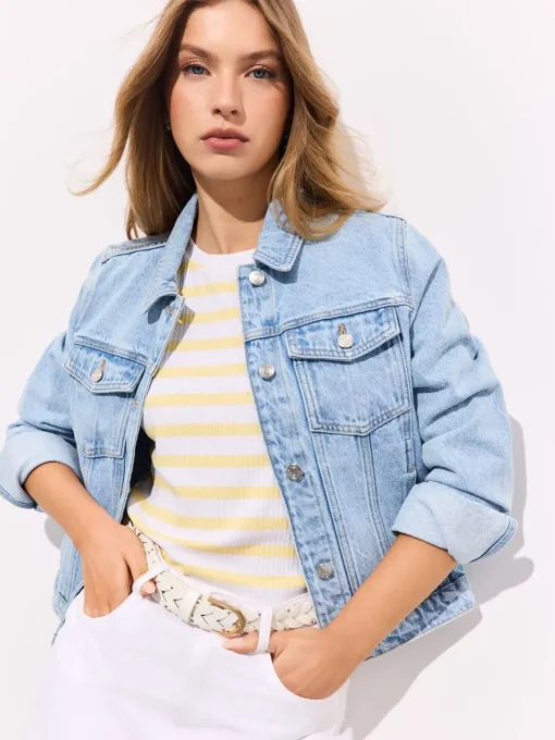 T-shirts, Tops>MOHITO Top mit Streifen Hellgelb