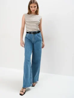 T-shirts, Tops>MOHITO Top mit Streifen Weiu00df