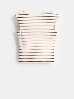 T-shirts, Tops></noscript>MOHITO Top mit Streifen Weiu00df