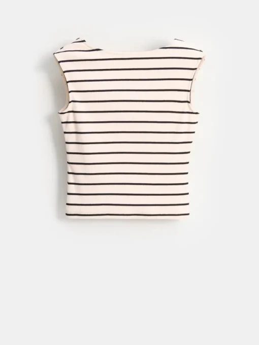 T-shirts, Tops>MOHITO Top mit Streifen Weiu00df