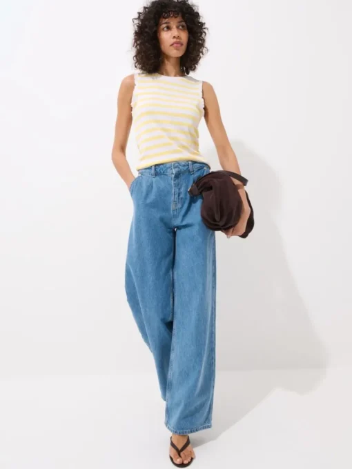 T-shirts, Tops>MOHITO Top mit Streifen Hellgelb