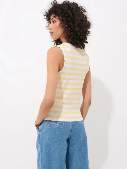 T-shirts, Tops>MOHITO Top mit Streifen Hellgelb