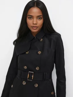 Jacken, Mäntel></noscript>MOHITO Trenchcoat Schwarz