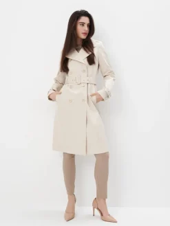 Jacken, Mäntel>MOHITO Trenchcoat Creme