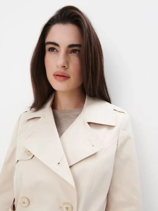 Jacken, Mäntel>MOHITO Trenchcoat Creme