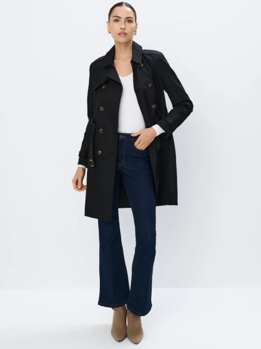 Jacken, Mäntel>MOHITO Trenchcoat Schwarz