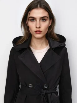 Jacken, Mäntel></noscript>MOHITO Trenchcoat Schwarz