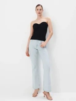 T-shirts, Tops|Blusen, Hemden></noscript>MOHITO Trägerloses Top Schwarz