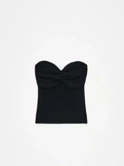 T-shirts, Tops|Blusen, Hemden></noscript>MOHITO Trägerloses Top Schwarz