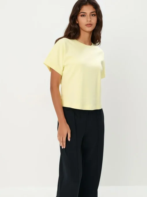 Premium Selection|T-shirts, Tops>MOHITO T-Shirt Hellgelb