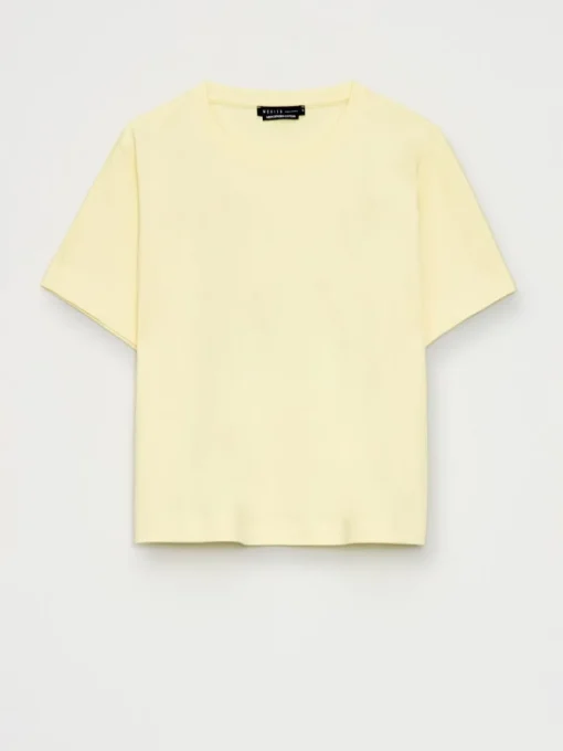 Premium Selection|T-shirts, Tops>MOHITO T-Shirt Hellgelb