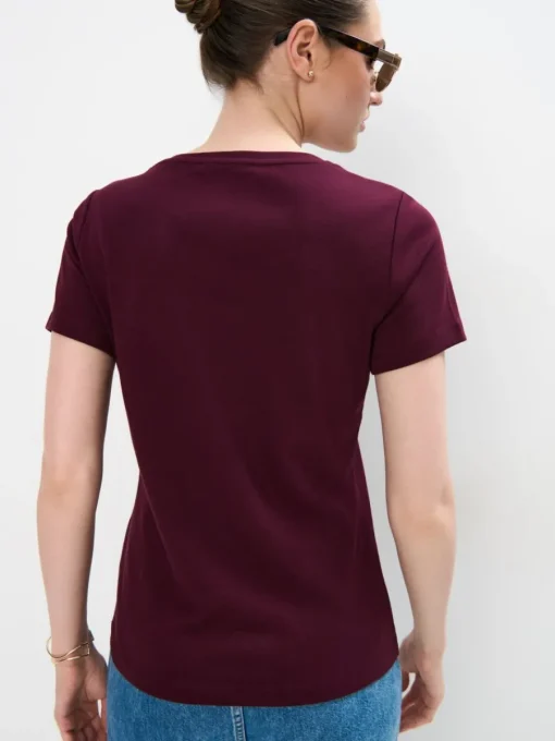 Premium Selection|T-shirts, Tops>MOHITO T-Shirt Kastanienbraun