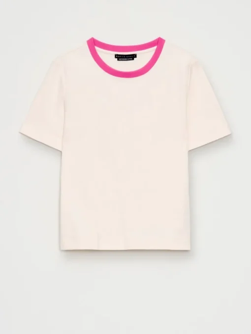 Premium Selection|T-shirts, Tops>MOHITO T-Shirt Creme