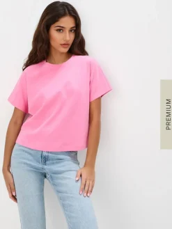 Premium Selection|T-shirts, Tops>MOHITO T-Shirt Violett