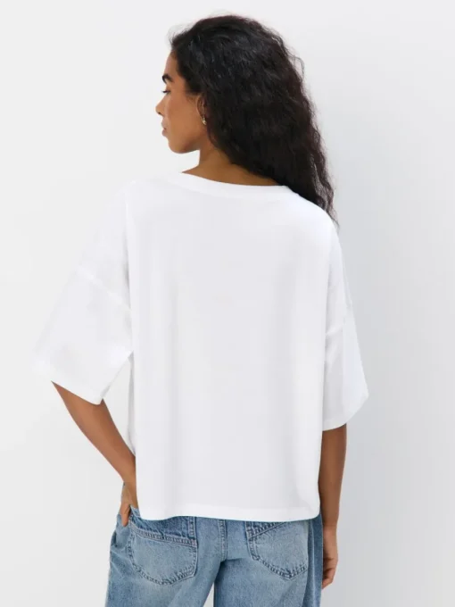 Am Häufigsten Ausgewählt|T-shirts, Tops>MOHITO T-Shirt Weiu00df