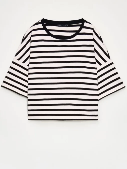 T-shirts, Tops>MOHITO T-Shirt Creme