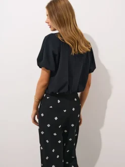 T-shirts, Tops></noscript>MOHITO T-Shirt Schwarz