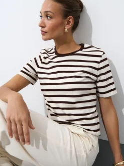 T-shirts, Tops|Premium Selection>MOHITO T-Shirt Creme