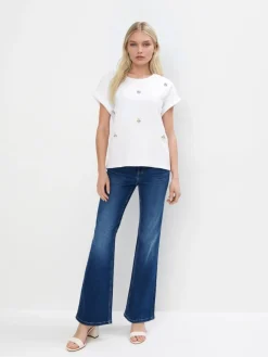 T-shirts, Tops>MOHITO T-Shirt Weiu00df