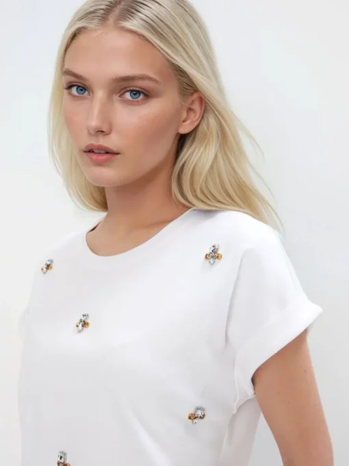 T-shirts, Tops>MOHITO T-Shirt Weiu00df
