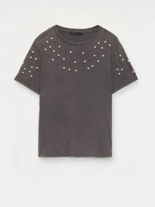 T-shirts, Tops>MOHITO T-Shirt Grau
