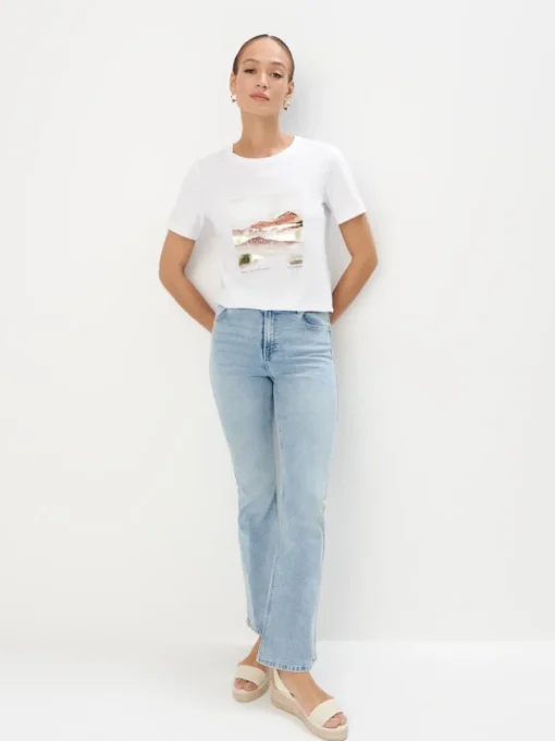 T-shirts, Tops>MOHITO T-Shirt Weiu00df
