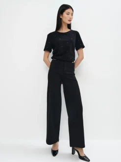 T-shirts, Tops></noscript>MOHITO T-Shirt Schwarz