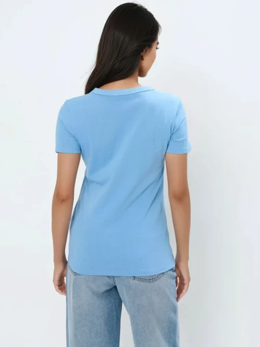 T-shirts, Tops>MOHITO T-Shirt Basic Blau