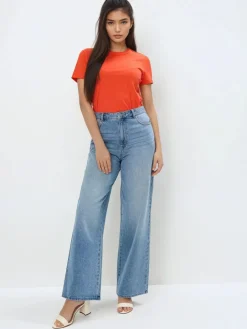 T-shirts, Tops>MOHITO T-Shirt Basic Orange