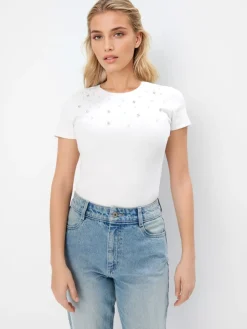 T-shirts, Tops>MOHITO T-Shirt mit Baumwolle Weiu00df
