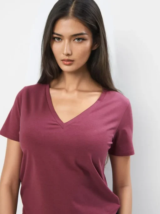 T-shirts, Tops>MOHITO T-Shirt mit Baumwolle und Viskose Hellviolett