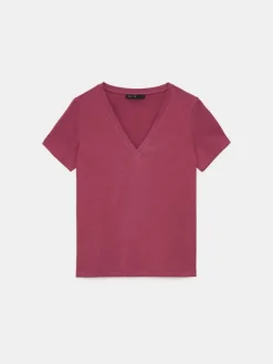 T-shirts, Tops></noscript>MOHITO T-Shirt mit Baumwolle und Viskose Hellviolett