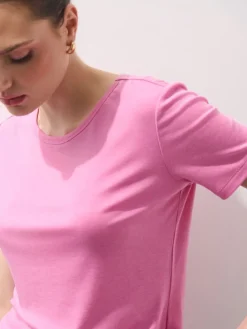 Premium Selection|T-shirts, Tops></noscript>MOHITO T-Shirt mit kurzen  Ärmeln Pastellrosa