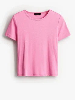 Premium Selection|T-shirts, Tops></noscript>MOHITO T-Shirt mit kurzen  Ärmeln Pastellrosa