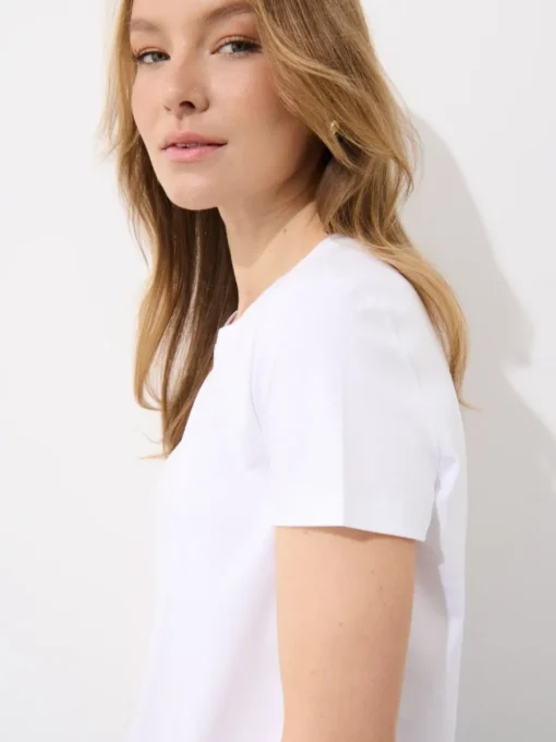 Premium Selection|T-shirts, Tops>MOHITO T-Shirt mit kurzen  Ärmeln Weiu00df