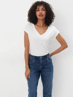 Am Häufigsten Ausgewählt|T-shirts, Tops>MOHITO T-Shirt mit kurzen  Ärmeln Weiu00df