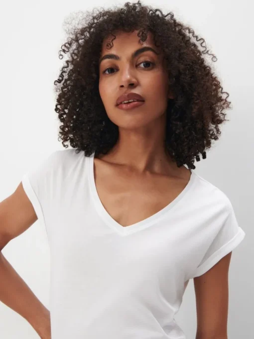 Am Häufigsten Ausgewählt|T-shirts, Tops>MOHITO T-Shirt mit kurzen  Ärmeln Weiu00df
