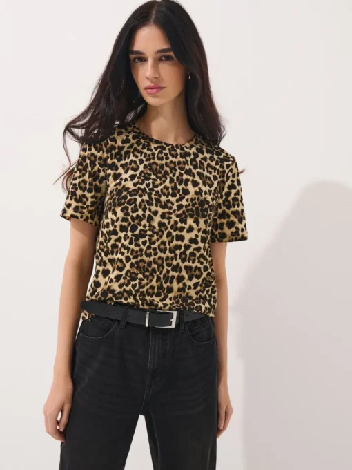 Coming Soon!>MOHITO T-Shirt mit kurzen  Ärmeln Beige
