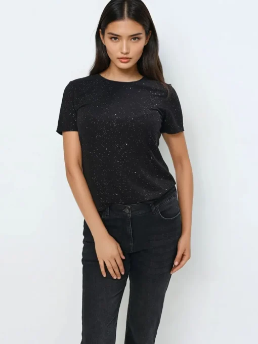 T-shirts, Tops>MOHITO T-Shirt mit kurzen  Ärmeln Schwarz