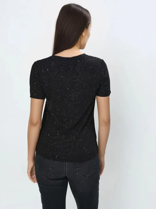 T-shirts, Tops>MOHITO T-Shirt mit kurzen  Ärmeln Schwarz
