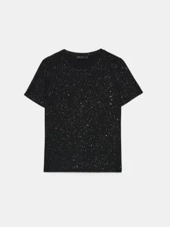 T-shirts, Tops></noscript>MOHITO T-Shirt mit kurzen  Ärmeln Schwarz