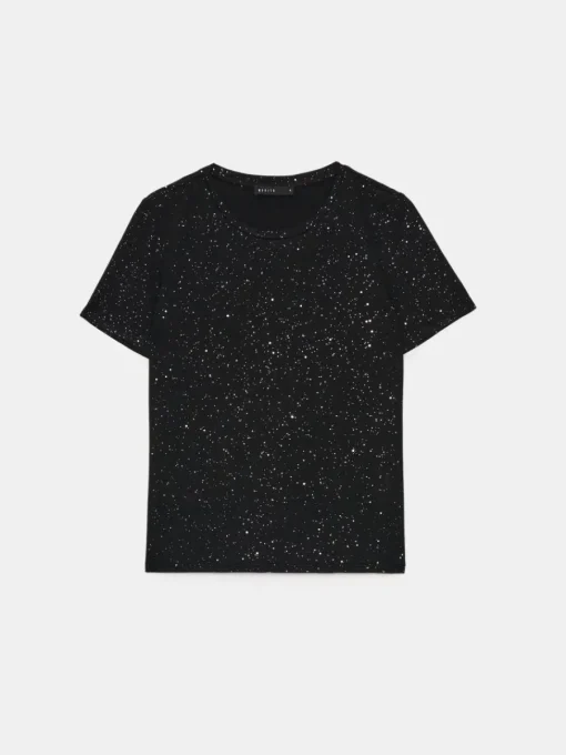 T-shirts, Tops>MOHITO T-Shirt mit kurzen  Ärmeln Schwarz